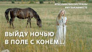 "I WILL GO OUT INTO THE FIELD AT NIGHT WITH A HORSE." The whole country is singing!