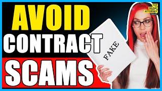 How To Spot FAKE Music CONTRACTS| Don't Get SCAMMED | Entertainment Attorney Explains