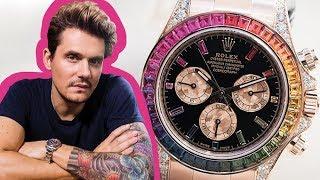 John Mayer's Multi-MILLION $$ Watch Collection: Rolex Daytona, Patek Philippe, and more!