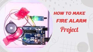 how to make home security system using arduino , fire alarm system project , home automation system