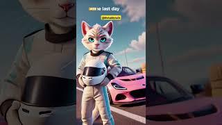 Cats's Fast and Furious: Race for Love! #cat #racing #cute #emotional #story #car