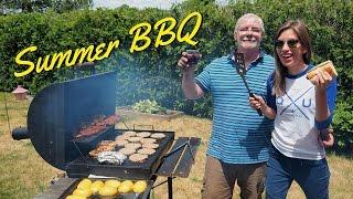 Summer weekend Barbecue in Canada with Audrey's Dad the Grill Master