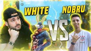 وايت ضد النوبرو البرازيلي WHITE444 vs NOBRU FREE FIRE REACTION