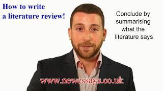 How to write a literature Review  - Literature Review Writing Service