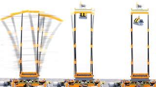 Earthquake Resistance Demonstration with LEGO Technic