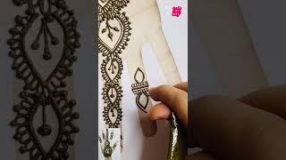 Latest Simple Mehndi Design with Crafter Colony