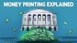 How "money printing" actually works