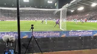 Sean longstaff second goal. Nufc v Southampton. Caribou cup. St james. 31.1.23.