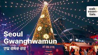 Happy Walking Seoul Gwanghwamun Square - My Soul Seoul 4K60 ( Seoul, Korea )