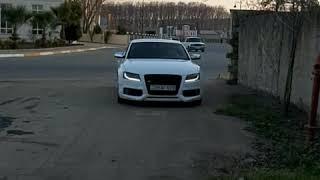 Audi s5 4.2 v8 coupe .The chid drives the car.