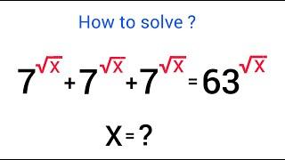 A Nice Exponential Problem | Basic Mathematics