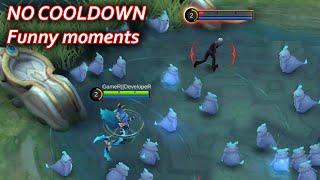 No COOLDOWN Funny moments | Mobile Legends