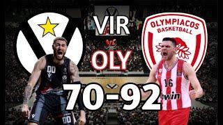 Virtus Bologna - Olympiacos 70-92 | Euroleague Highlights Round 27 (28/2/2025)