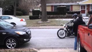 Yamaha VSTAR Bobber 650 COLD Day for a Ride!!