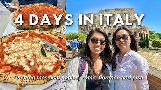 FIRST TIME CRUISING AROUND ITALY  // Travel Vlog in Messina, Naples, Rome, Florence and Pisa