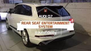 Audi Q7 Rear Seat Entertainment System