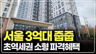 서울 3억대 초역세권 신축 시행사 보유분 줍줍시작, 더블복층 소형