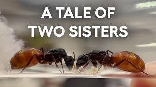 I caught some MASSIVE ant queens and started a colony