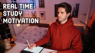 REAL TIME study with me (no music): 5 HOUR Productive Pomodoro Session | KharmaMedic