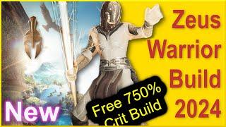 Assassins Creed Odyssey - Zeus God Build - Max Damage Warrior Build 2024 - 100% Free - Best Build!