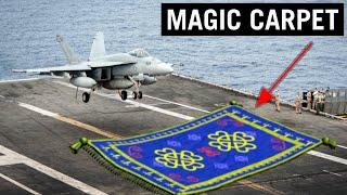 Why US Aircraft Carriers are Equipped with Magic Carpet