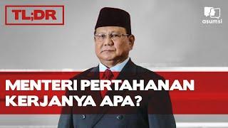 Menteri Pertahanan Kerjanya Apa?