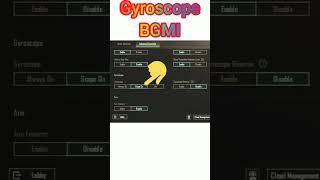 BATTLEGAROUNDS MOBILE INDIA ME GYROSCOPE KAISE ON KARE || HOW TO USE GYROSCOPE IN BGMI #shorts 