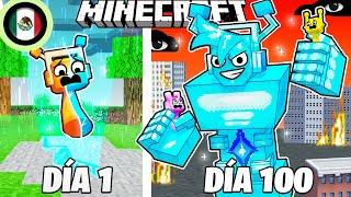 ¡Sobreviví 100 DÍAS como un SPRUNKI DIAMANTE en Minecraft HARDCORE!