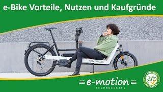 e-Bike Vorteile, Nutzen und Kaufgründe - Warum ein Pedelec / S-Pedelec kaufen?