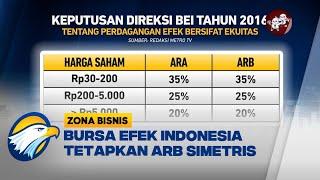 Bursa Efek Indonesia Tetapkan ARB Simetris