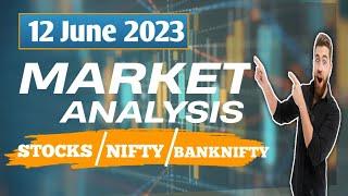 12 June Nifty / Banknifty Analysis And Levels | How to Trade | Trading is easy | How to get profit