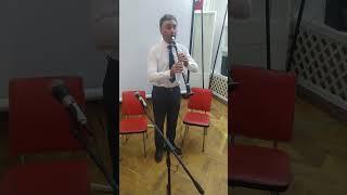 Инвалид по зрению (слепой) Артём Кулиев - Победный марш. Москва, Центр. Дом авиации и космонавтики.