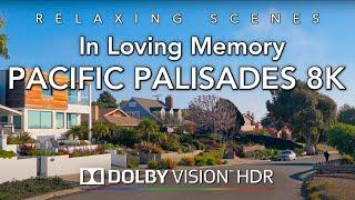 In Memory of Pacific Palisades Before the Fire - Driving Richest Parts of LA Beverly Hills Bel Air