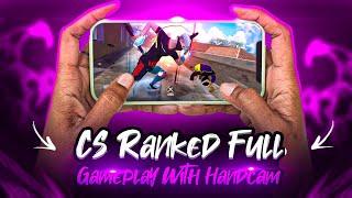 CS Ranked Full Gameplay With Handcam For First TimeIphone 14 Pro Max️