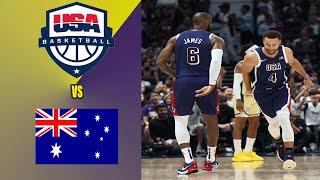 LeBron James & Anthony Davis Highlights vs Australia | Team USA Highlights | July 15th, 2024