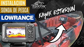 Instalar sonda en un kayak de pesca - Instalar sonar en kayak