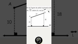 Calcular la proyección de una segmento sobre una recta