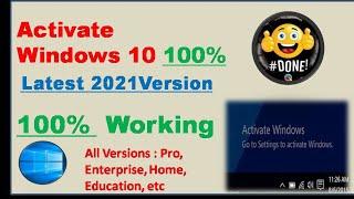 How to activate windows10|win pro| |education|home| win10 all version|Windows10 kaise activate kare|