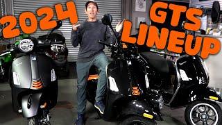 NEW All Black 2024 Vespa GTS & GTV 300 HPE Scooters