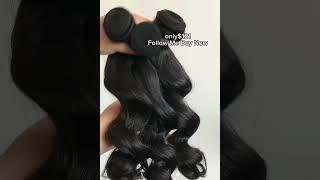 lovebeautywig |  16inch 3pcs Loose Wave Human Hair Bundle Deals#bundledeals