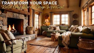 Transform Your Space: Rustic Cabin Interior Design Inspiration!