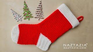 How to Crochet Christmas Stocking DIY Tutorial and Pattern for Easy and Quick Gifts