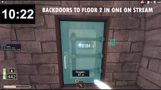 Doors but I speedrun backdoors + hotel + a-1000 + floor 2  LIVE 