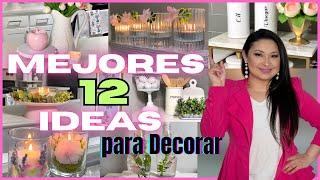 12 iDEAS para DECORAR tu hogar / Decoración 2023 / Manualidades fáciles y económicas