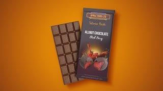 Chocolate Bar Packaging Design - Photoshop Tutorial