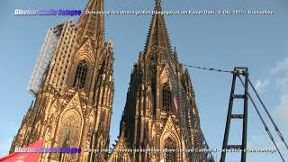 Kölner Dom - Demontage des 3. Hängegerüst - Cologne Cathedral Scaffolding - Part 1 crane assembly