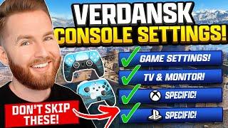 MUST CHANGE CONSOLE WARZONE SETTINGS! Best Controller, Graphics, Movement For Verdansk (PS & XBOX)