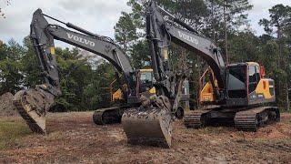 Working On The Dam Face Before The Big Hurricane