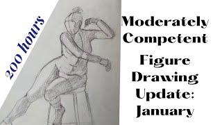 What 200 hours of practice produced | Figure Drawing Update 1