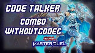 Code Talker Combos without using codec. Yugioh 2022